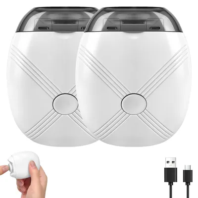 Produktbild von 2pcs Nagelknipser, Nagelschneider, Entferner für Nagelreste, 3 Geschwindigkeiten – superleise, für Kinder, Senioren und Erwachsene