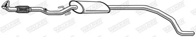 Produktbild von WALKER 23383 Mittelschalldämpfer Schalldämpfer für OPEL Corsa D Schrägheck (S07) Corsa D Kastenwagen (S07) für VAUXHALL Corsa Mk III Schrägheck