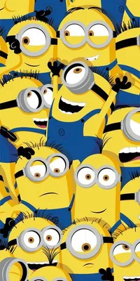 Produktbild von Handtuch „Minions Crowded“ 70x140 cm
