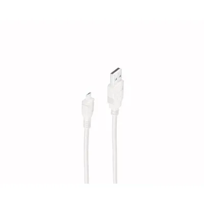 Produktbild von shiverpeaks BS77181-W, 1 m, USB A, Micro-USB B, USB 2.0, 0,48 Gbit/s, Weiß