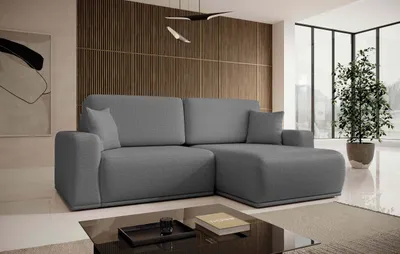 Obrázok produktu pre FurMeb24 ECKSOFA FLOUD - 250 x 160 cm aragon 97 - s funkciou spánku a posteľným boxom - pravá strana