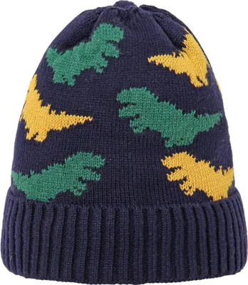 Produktbild von Leoberg Kinder Strickmütze in verschiedenen Designs & Farben - Kids Mütze für Mädchen und Jungen in 127069-blau-29
