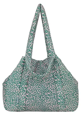 Imagen del producto de Fritzi aus Preußen bolso shopper bolso de hombro Tonnje Shopper Cheetah Green Rose verde