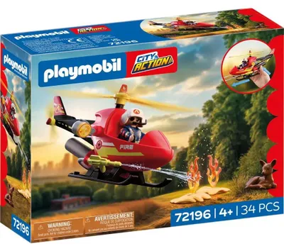 Obrázek produktu pro Hasičský vrtulník PLAYMOBIL
