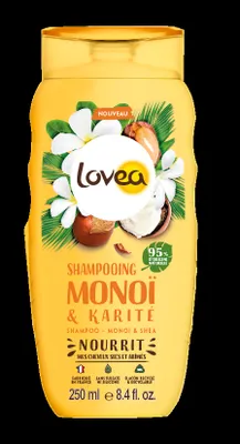Obrázek produktu pro Lovea Šampón na suché a poškozené vlasy - Monoi, 250ml