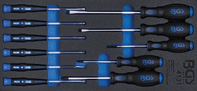 Obrázek produktu pro BGS technic Tool Tray 1/3: Screwdriver Set, 972 mm, 972 g