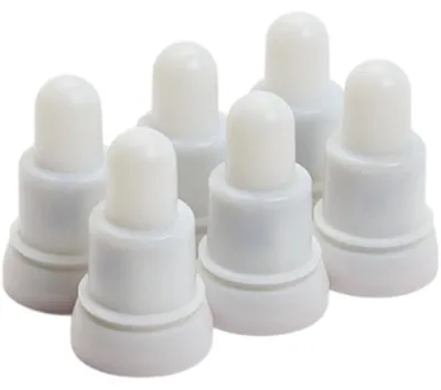 Produktbild von 6x Duni LED Kerzen Multicolour Warmweiss Mehrfarbig Ersatzkerzen für Duni LED-Sets