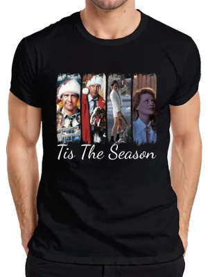 Zdjęcie produktu dla Koszulka męska Tis The Season Christmas Vacation Clark Griswold, Czarny, XXL