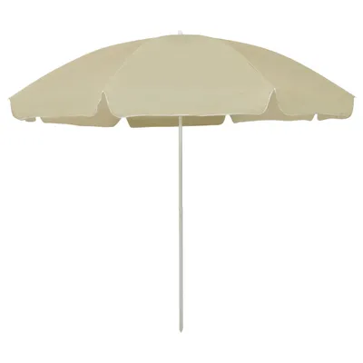 Image de The Living Store Parasol de plage jaune sable 300 cm