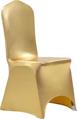 Obrázok produktu pre Naťahovacie návleky na stoličky 6 ks zlaté