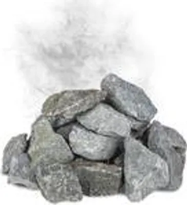 Immagine prodotto di Pietre per sauna diabase tedesche, 20 kg, 50 - 80 mm, pietre per infusione prelavate per stufe per sauna selezionati a mano e privi di sostanze nocive per tutti i tipi di sauna Flameup