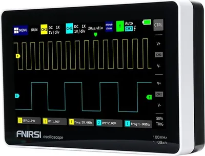 Zdjęcie produktu dla Oscyloskop Przenośny Fnirsi 1013D 100Mhz 7"