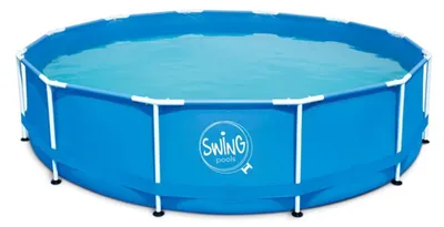 Image de Mountfield Piscine Hors-Sol Ronde Swing Frame Splash 3,05 x 0,76 m