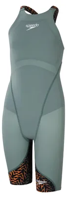 Image de Maillot de bain de compétition Speedo Fastskin Lzr Ignite Kneeskin à dos nu, vert, 13-14 ans, filles, vert, 13-14 ans