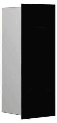 Immagine prodotto di emco asis modules pure : collecteur de déchets modèle encastré, façade en verre, 170 x 436 mm, 975527512, 975527512