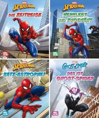 Produktbild von Nelson Mini-Bücher: MARVEL Spider-Man 1-4