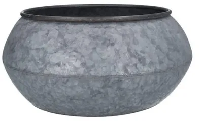 Produktbild von Verzinkte Metallschale, 30,5 cm