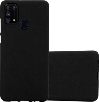 Produktbild von Cadorabo Schutzhülle für Samsung Galaxy M31 Hülle in Schwarz Handyhülle TPU Etui Cover Case
