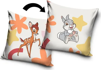 Produktbild von Kissen Bambi und Bunny Dupik 40x40 cm