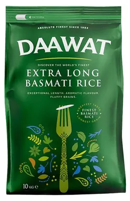 Obrázok produktu pre Daawat - Dlhozrnná ryža basmati 10 kg