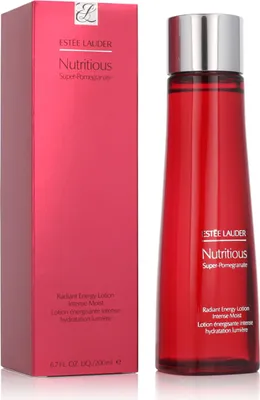 Produktbild von Estée Lauder Nutritious Super-Pomegranate Radiant Energy Lotion Intense Moist, Gesichtslotion, Frauen, 200 ml, Universal, Feuchtigkeitsspendend, Auffrischend, Flasche