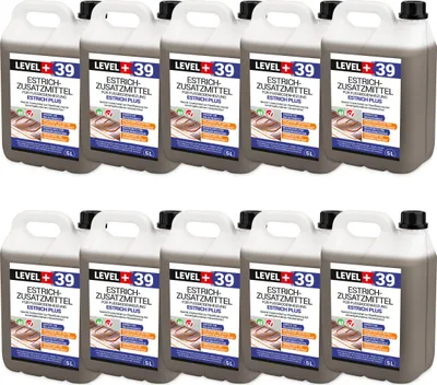 Produktbild von Estrichzusatzmittel 50L Fussbodenheizung Heizestrich - Zementestrich Profi L+39