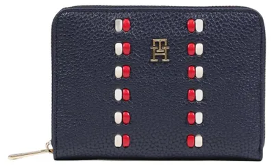 Produktbild von Tommy Hilfiger TH ICON MED ZA CORP Damen Portemonnaie Blau : Größe - UNICA Größe: UNICA