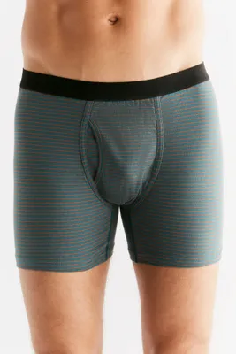 Produktbild von Bio-Baumwoll-Herren Boxershorts mit Eingriff