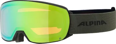 Produktbild von Alpina NAKISKA Q Unisex Skibrille Snowboardbrille black-olive matt 0