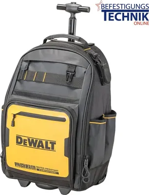 Produktbild von DeWALT DWST60101‑1 Mobiler Hartschalen Koffer Werkzeugrucksack 20" mit Teleskopgriff - LEER