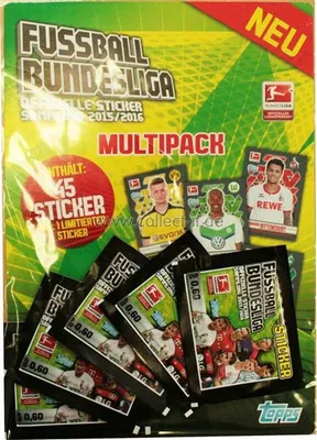 Image de Topps Bundesliga 2015/16 - Autocollants à collectionner - Multipack