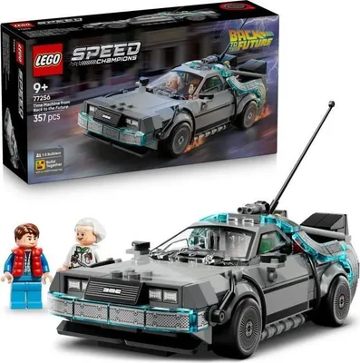 Immagine prodotto di LEGO Speed Champions La macchina del tempo Ritorno al futuro 77256, Giocattolo da costruzione, 2 minifigure