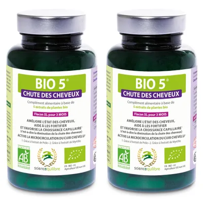 Zdjęcie produktu dla Bio 5 przeciw wypadaniu włosów – Promocja: 2 butelki