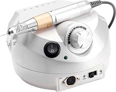 Image de Avizar, fraiseuse électrique pour ongles 65 W réglable pour manucure et pédicure, blanche