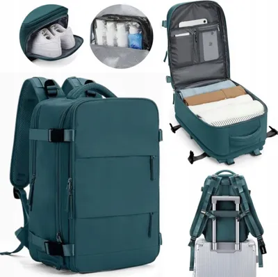 Obrázek produktu pro Batoh do kabiny Wizzair/Ryanair 40x20x25 PEACOCK BLUE