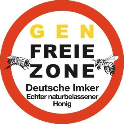 Produktbild von PVC Aufkleber - Genfreie Zone... - 303128-3 - Gr. ca. 8 cm