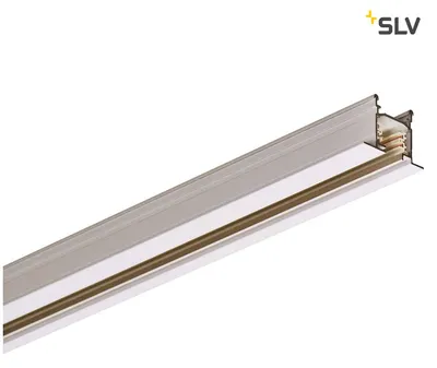 Productafbeelding van SLV 1001531 EUTRAC, inbouwrail, 3-fasen, verkeerswit, 2 meter
