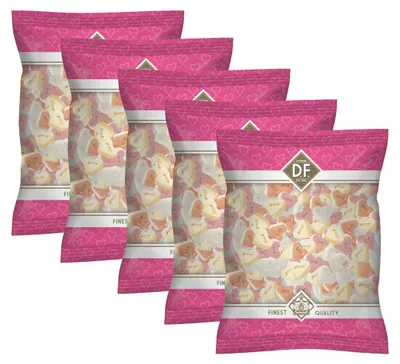 Produktbild von Fortuin - Candy Fortuin Fruitenshartjes 1 kg | 1 Kilogramm einbacken