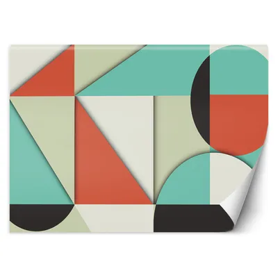 Produktbild von Geometrische Figuren Abstrakt FOTOTAPETE XXL 400X280 cm VLIES Tapete Wandtapete Wandbilder Wanddekoration Design Wohnzimmer Schlafzimmer Flur Büro Küche TAP-8-TYK-TF-19109-400x280