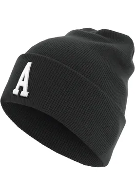 Produktbild von Urban Classics Beanie - LETTER A schwarz