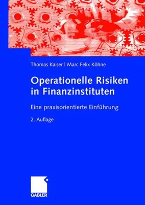 Produktbild von Operationelle Risiken in Finanzinstituten