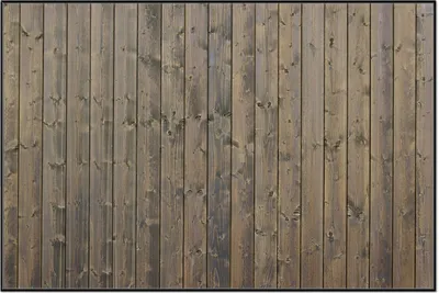 Produktbild von Wallario Wandbild Holzpaneelen in grau braun - Holzmuster mit Maserung, Größe: 61 x 91,50 cm, Poster mit schwarzem Aluminiumrahmen