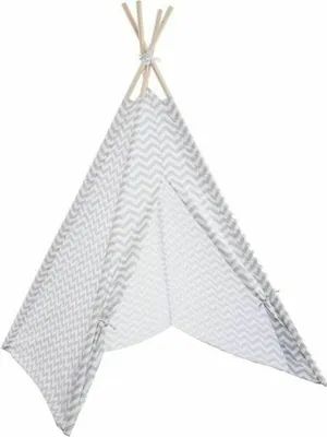 Produktbild von Tipi für Kinder grau - Atmosphera créateur d'intérieur