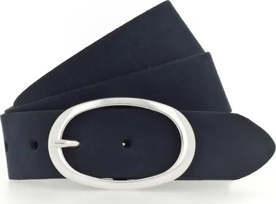 Produktbild von Vanzetti Leder Gürtel 35mm Woman´s Belt W75 Navy dunkelblau