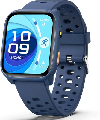 Produktbild von ModaWin Kinder Smartwatch mit 100+ Sportmodi, Puls- & Schlafmonitor, Spiele, 1.83" HD Touchscreen, IP68 wasserdicht für Jungen & Mädchen
