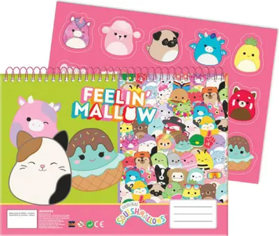 Image de Carnet de croquis Feelin' A4 à spirales, 40 feuilles et autocollants
