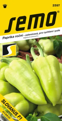 Obrázok produktu pre PAPRIKA sladká na rýchlenie aj pole Slovanus F1