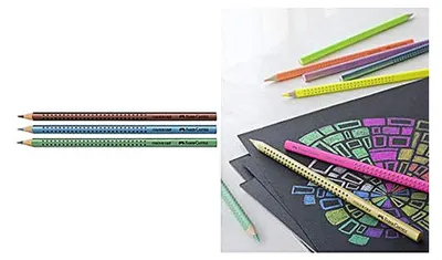 Image de Faber-Castell 112491 FABER-CASTELL Crayon de couleur triangulaire Colour GRIP, vert métallique