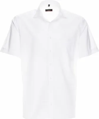 Produktbild von Eterna Modern Fit Hemd Halbarm Popeline Weiß 1100/00/C187, Größe: 40