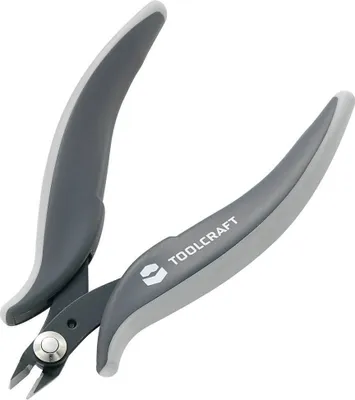 Produktbild von TOOLCRAFT 816745 Elektrotechnik und Feinwerktechnik Seitenschneider ohne Facette 125 mm